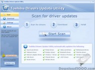 Toshiba Drivers Update Utility screenshot